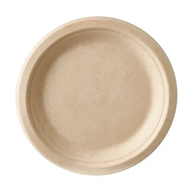 Produktbild von 144 Teller, Zuckerrohr pure ungeteilt Ø 18 cm · 2 cm natur