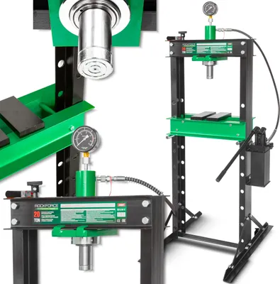 Produktbild von Hydraulische Presse de Boden 20t mit Manometer und Doppelzylinder de Pumpe