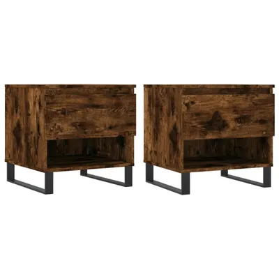 Obrázok produktu pre vidaXL Konferenčné stolíky 2 ks. Údený dub 50x46x50 cm odvodený výrobok z dreva