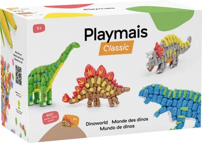 Image de Playmais Classic - Le monde des dinosaures - 800 pièces