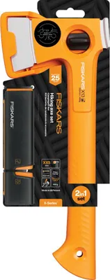 Produktbild von Fiskars Set Universal Light Ax (Xs) X13 + Xsharp™ Messer- und Axtschärfer 1075437
