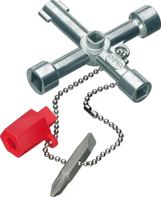Obrázek produktu pro KNIPEX Schaltschrankschlüssel, lange Ausführung (00 11 03)
