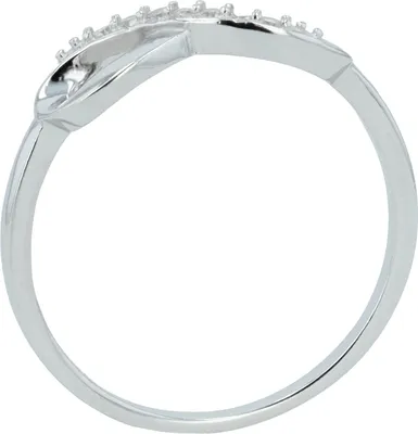 Produktbild von 925 Echt Silber Ring, Infinity, Zirkoniabesatz, 925/rhodiniert