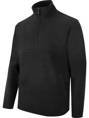 Image de Starworld - Haut polaire pour homme, avec demi-fermeture éclair LT4242 (S) (noir)