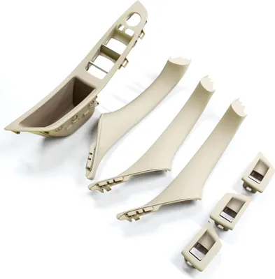 Immagine prodotto di Binnendeurgreep per BMW F10 F11 F18 - Maniglia per finestra interna - Serie 5 (bianco crema)