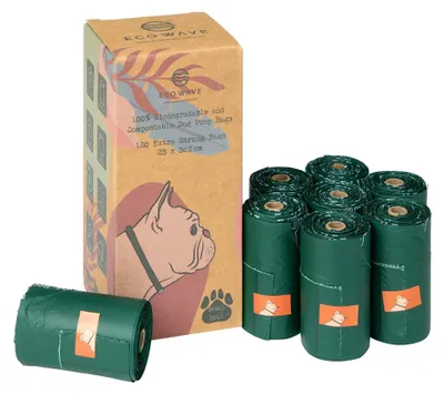 Image de Sacs biodégradables pour les déjections canines - 120 pièces