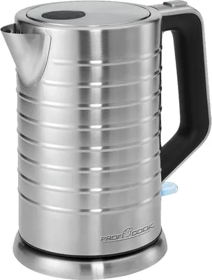Produktbild von ProfiCook Wasserkocher PC-WKS 1119, 1,7 Liter, Edelstahlgehäuse, Edelstahl-Basisstation mit Kabelaufwicklung, 1.850-2.200 Watt