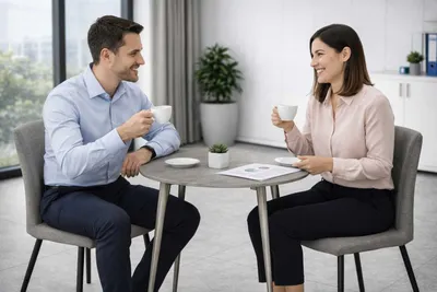 Immagine prodotto di Tavolo da pranzo rotondo grigio, design moderno, tavolo robusto con piano in legno