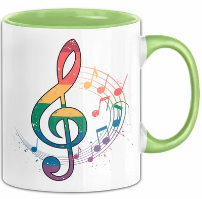 Produktbild von Musikliebhaber Musiker Tasse Geschenk Lustige Geschenkidee Spruch (Grün)