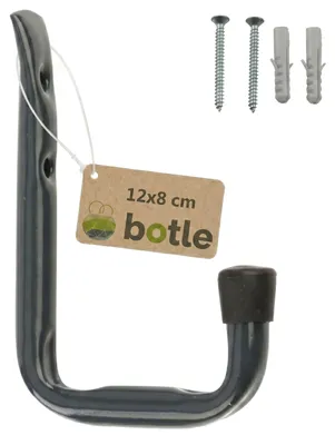 Produktbild von Garagenhaken,Werkstattgriff 12x8 cm, Werkstatthaken Universalhaken  Wandmontage Stahl Aufbewahrungshaken für Gartengeräte, Haken für kleine Werkzeuge, Gartenschläuche und Kabel Werkzeuge, Werkstatt