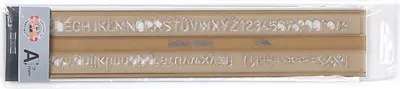 Produktbild von Buchstaben- und Ziffernschablone 7 mm Koh-i-noor