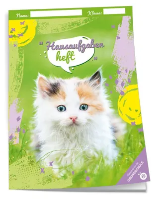 Produktbild von Trötsch Hausaufgabenheft Grundschule Katze