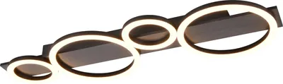 Produktbild von REALITY LED-Deckenleuchte LUMOS, R64821109, 26,5W, 3100lm, 3000K, alu