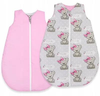Produktbild von Ankras Ganzjahres Baby Schlafsack Baumwolle Wendbar 68-80