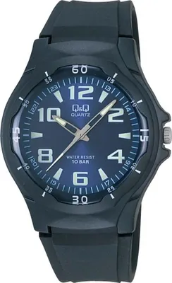 Produktbild von Q&Q Herrenuhr mit Silikonarmband, 10 bar