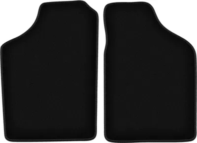 Obrázok produktu pre Wielganizator Predné Velúrové autokoberce na mieru pre Volkswagen Polo II (1981-1992, kupé, hatchback, sedan) černé, sada 2 ks, s úchyty