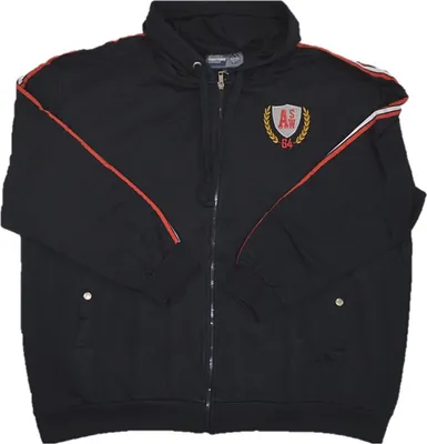 Produktbild von Übergrößen AHORN SPORTSWEAR Kapuzensweatjacke BEN Schwarz 8XL