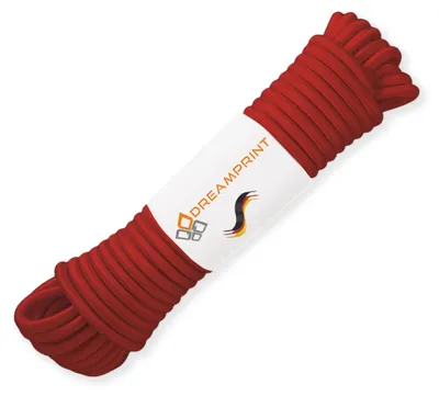 Produktbild von Dreamprint Expanderseil 20m Rot 6mm Ø – Gummiseil, Planenseil