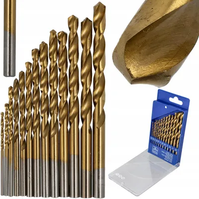 Produktbild von LSP HSS-Titan-Bohrer-Set Metall 13-teilig
