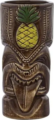 Zdjęcie produktu dla Kubek - Anaface, Ananas, ceramiczny, brązowy, 550 ml