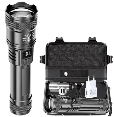 Produktbild von Taschenlampe, USB wiederaufladbar, einstellbarer Fokus, SET