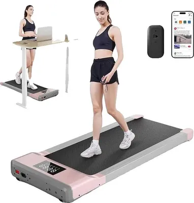 Immagine prodotto di Pedana per tapis roulant, design compatto, funzionamento silenzioso, rosa