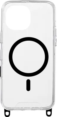 Produktbild von FUN MagSafe Necklace Cover für Apple iPhone 16 Schwarz (21289) Handyhülle