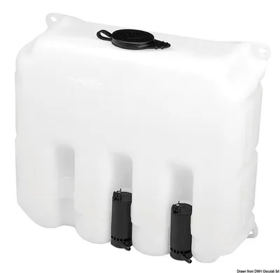 Image de Kit de lave-glace 9,7 l, 2 pompes, 24 V, 1 pièce