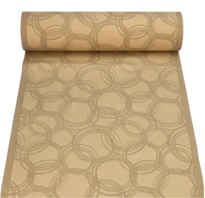 Produktbild von PAPSTAR Tischläufer "ROYAL Collection", sand, stoffähnlich, Bubbles | Schrumpffolie (1 Rolle)