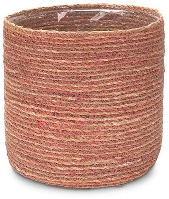 Produktbild von Famanu Blumentopf aus geflochtenem Seegras - Dekorativer Pflanzenkorb 30 cm
