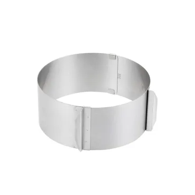 Produktbild von c|h|g Tortenring mit Skala „EasyDo“  Ø 16,0 – 30,0 x 8,5 cm