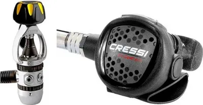 Produktbild von Cressi Xs Compact Ac2 Int Tauchregler-set Schwarz,Silber Schwarz,Silber One Size
