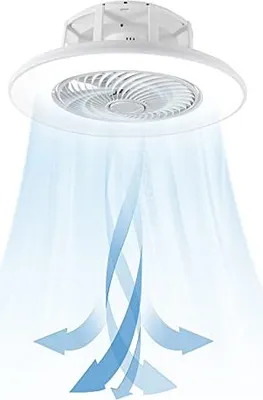 Obrázok produktu pre TRMLBE Stropný ventilátor s osvetlením, 36W moderné stropné svetlo s ventilátorom a diaľkovým ovládaním Ultra tiché neviditeľné LED stropné svetlo pre obývaciu izbu spálňu jedáleň - stmievateľné