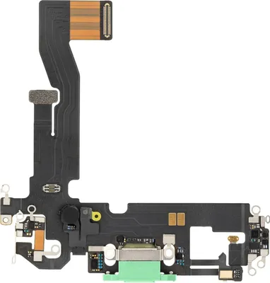 Immagine prodotto di Clappio, connettore di ricarica di ricambio, connettore Lightning per Apple iPhone 12 / 12 Pro, colore turchese