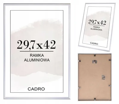 Produktbild von Cadro A3 Bilderrahmen Aluminium Silber 30x42 cm
