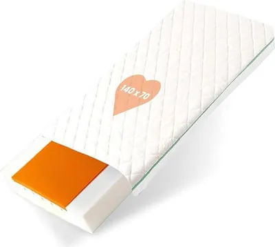 Produktbild von BestCare Visco Baby Plus Kindermatratze Babymatratze Matratze Kaltschaummatratze 70x140 x11cm Viskoelastische MemorySchaum Standard 100