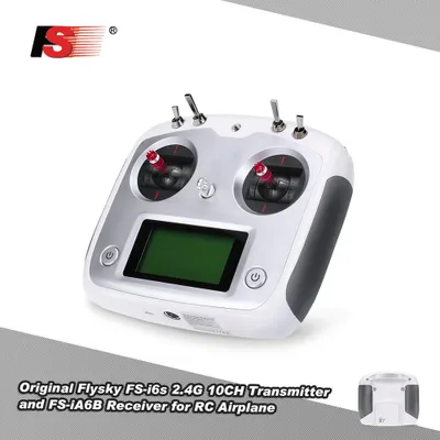 A remote control transmitter and receiver for RC airplanes.
