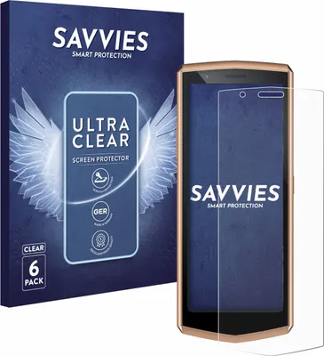 Produktbild von 6x Für Cubot Pocket 3 Schutzfolie Savvies Displayschutz Display Schutz Folie Klar Transparent