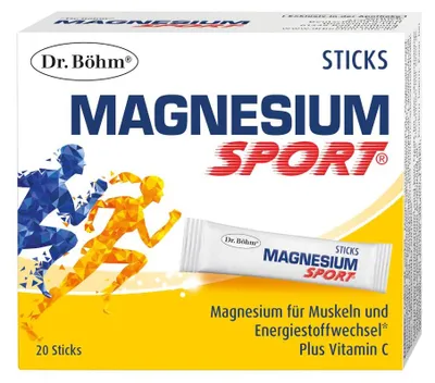 Image de Dr. Böhm Magnésium Sport Sticks, 20 pcs. Granulés directs