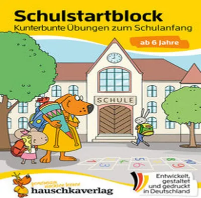 Image de Schulstart-Block ab 6 Jahre - Kunterbunte Übungen zum Schulanfang