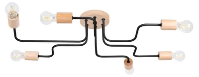 Image de Lustre TIMBO 6 noir