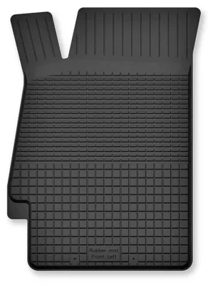 Produktbild von Fahrermatte Gummi für Kia Rio IV 2017- (Schrägheck) – Schwarz, Semi-Universal, angepasst – Wielganizator Semi-Universal