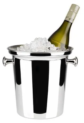 Produktbild von APS 36028 Weinkühler/Sektkühler, Edelstahl, 4 Liter, Ø oben 21,5 cm, Ø unten 16 cm, Höhe 22 cm