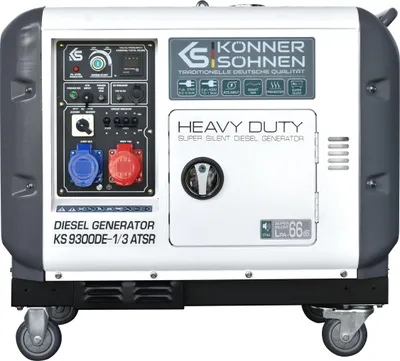Produktbild von K&S 7,5 KW Diesel KS9300DE-1/3 ATSR (Euro V) Stromaggregat Stromerzeuger