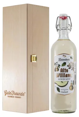 Produktbild von Raunikar Alte Williams Obstbrand mit Geschenk-HK