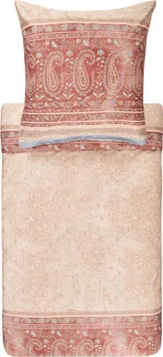 Produktbild von Bassetti Mako-Satin Bettwäsche-Garnitur COMO Farbe BEIGE 41 Größe 155x220cm+80x80