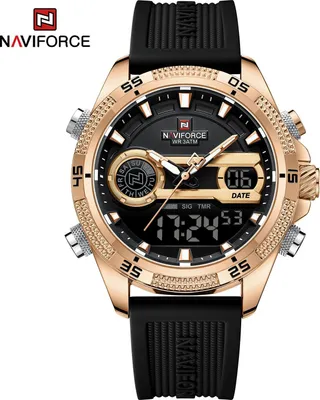 Produktbild von Uhr NAVIFORCE HE-38633 - Schwarz/Braun Herren KP38633