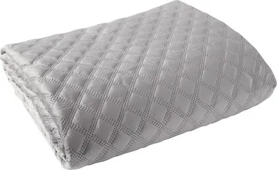 Obrázek produktu pro Přikrývka, prošívaná, moderní, samet Velvi 170x210 005 světle šedá