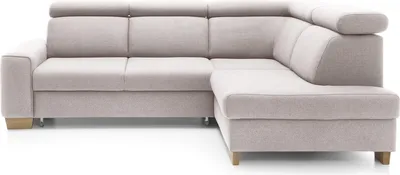 Produktbild von Kaiser Möbel Ecksofa, Eckcouch, Ecksofa BARDO stoff Neve Hellbeige Rechts