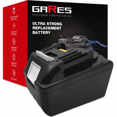 Zdjęcie produktu dla GARES Akumulator Bateria do elektronarzędzi Makita DDF453RFE BHP453RHE DHR243Z | 18 V 4Ah | Wydajne Ogniwa High-Performance Zamiennik Premium | Wysoka Moc i Trwałość |